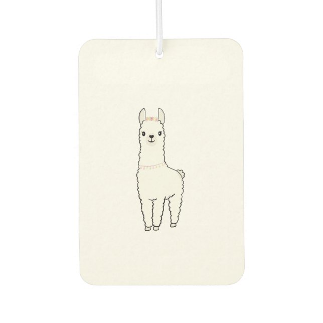 Ambientador Llama adorable temática  (Anverso)