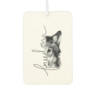 Ambientador Lobo Libertad Arte Mínimo de Línea -