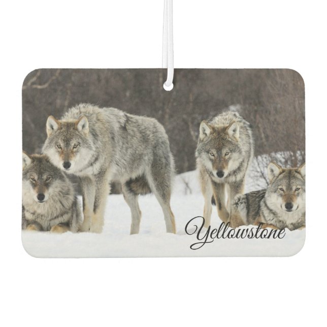Ambientador Lobos de Air Freshner-Yellowstone