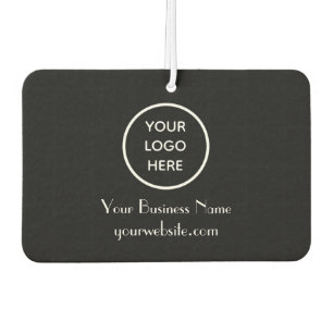 Ambientador logotipo Minimalista moderno Personalizado blanco 