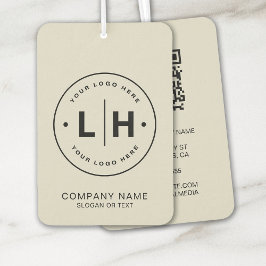 Ambientador Logotipo mínimo moderno QR