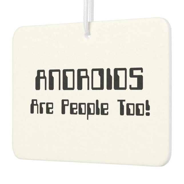 Ambientador ¡Los ANDROIDES También Son Personas! (Izquierda)