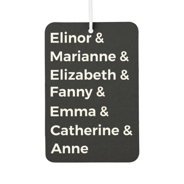 Ambientador Los héroes de Jane Austen I (Anverso)