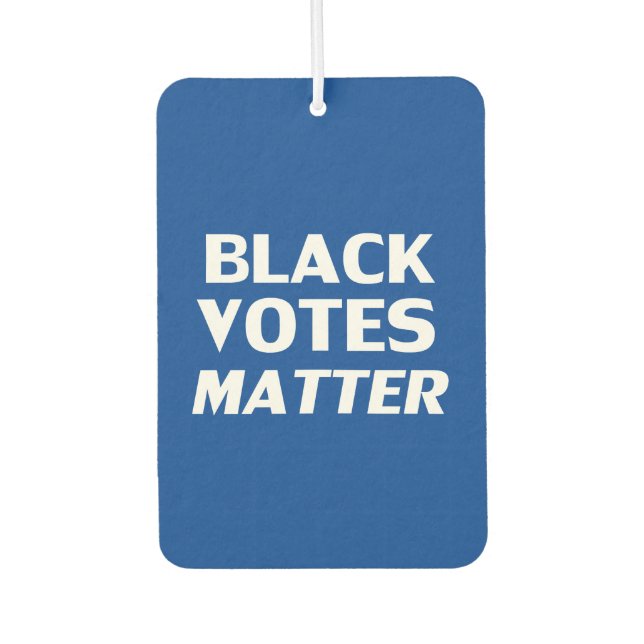 Ambientador Los votos negros importan - Fresador de aire blanc (Anverso)