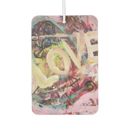 Ambientador Love Inspired Original Art Car Air Freshener