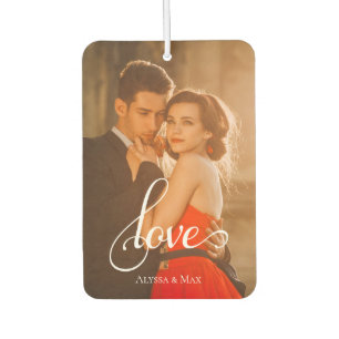 Ambientador LOVE Personalizado Photo Portrait Car