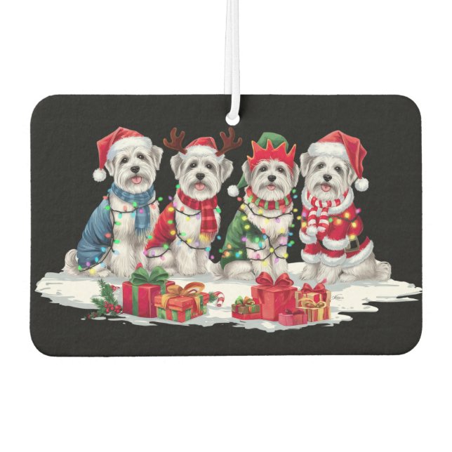 Ambientador Luces de elefantes de Santa hat, un rival maltés (Anverso)