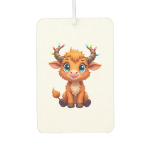Ambientador Luces Divertidas de Vaca de Navidad para Chicos Ch