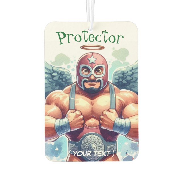 Ambientador Luchador Ángel Guardián Protector (Reverso)