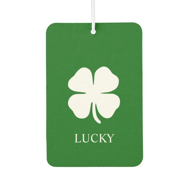 Ambientador Lucky Clover Green Irish St Patrick's (Anverso)