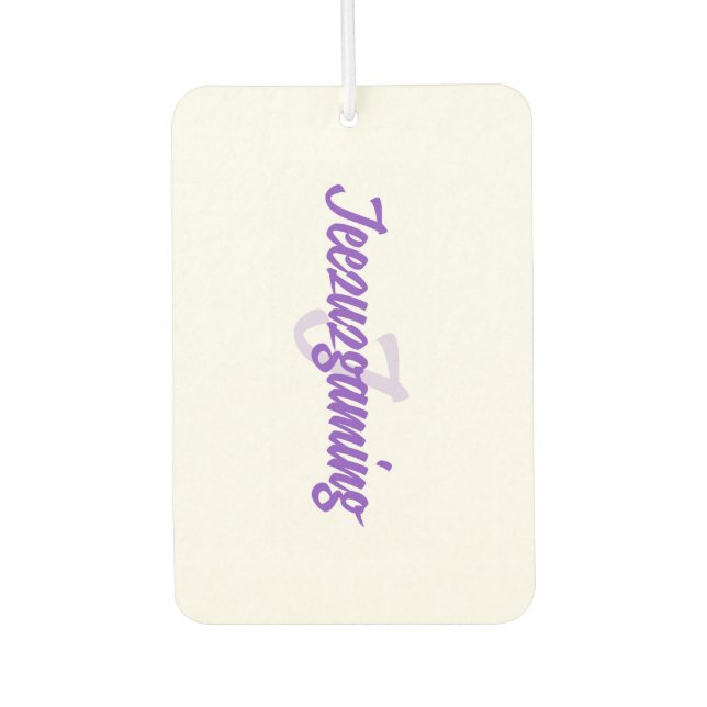 Ambientador Lufterfrischer JeezuzGaming (Anverso)