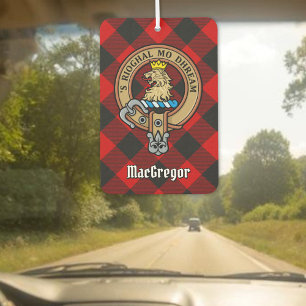Ambientador MacGregor Escudo sobre Rob Roy Tartan Air Freshene