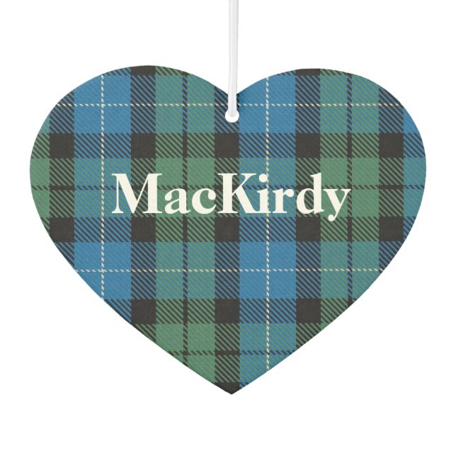 Ambientador MacKirdy Tartan Plaid Air Freshener (Anverso)