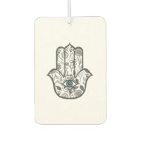 Mano simple dibujada floral Hamsa mano