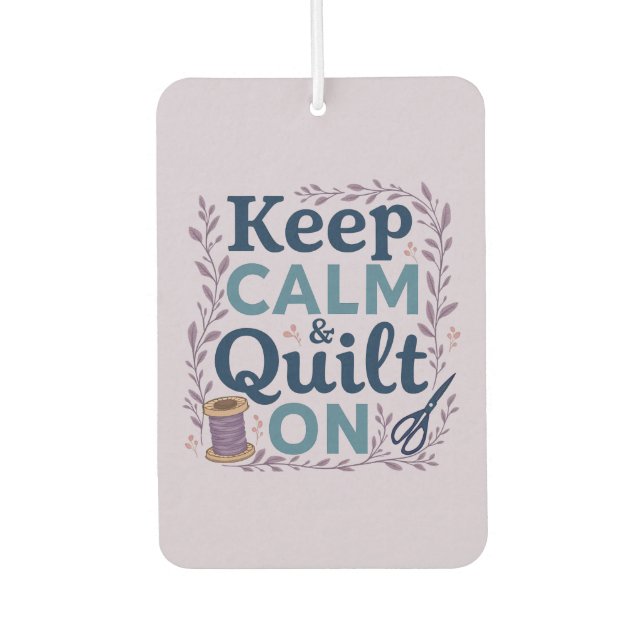 Ambientador Mantener la calma y la prepotencia en el diseño de (Anverso)