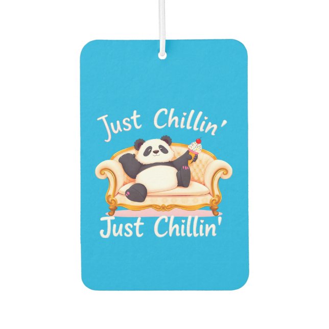 Ambientador Manténgase tranquilo y chillón con helado (Anverso)