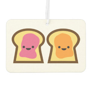 Ambientador Mantequilla de cacahuete y Jelly Toast Car Air Fre