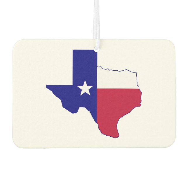 Ambientador Mapa de bandera de Texas (Anverso)