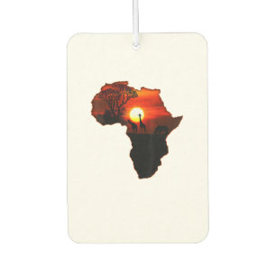Ambientador Mapa De Camisas De África Tee Sol Sudafricano