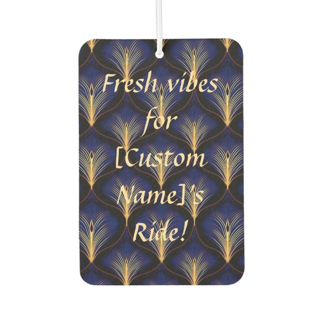 Ambientador Marina medieval con plumas de oro (Anverso)