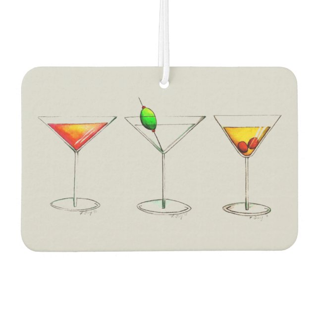 Ambientador Martini Cosmo Cocktail Cocktails regalo personaliz (Anverso)