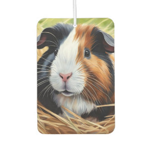 Ambientador Mascota de Cuy Adorable Animal Acuarela Personaliz
