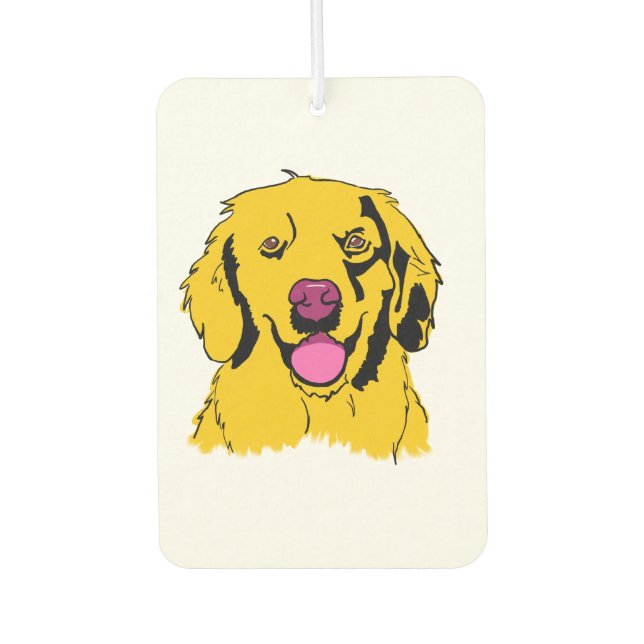 Ambientador Mascota Labrador Dog Car Air Freshener (Anverso)