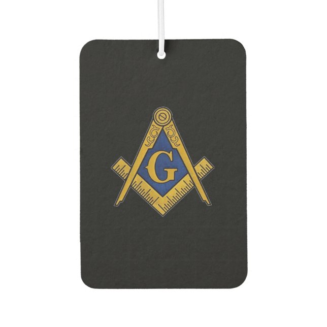 Ambientador Masonic Freemasons Square y Compass Black (Anverso)