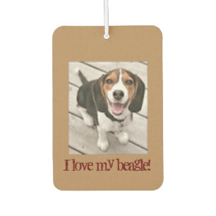 Ambientador Me encanta mi coche beagle Air Freshener