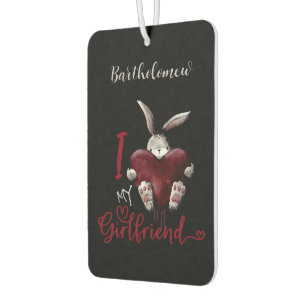 Ambientador Me encanta mi novia personalizado gótico
