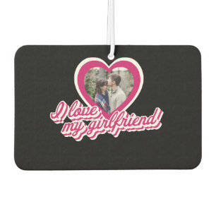 Ambientador Me encanta mi novia Personalizado personalizada.