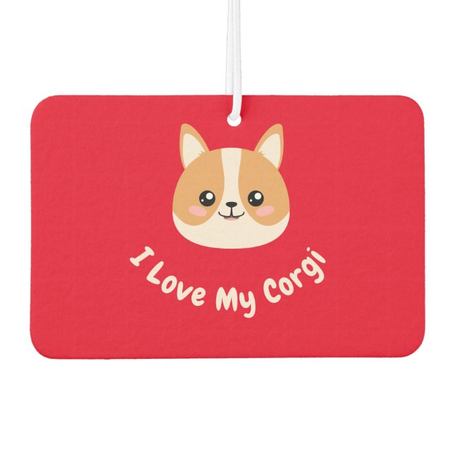 Ambientador Me encanta My Corgi (Anverso)