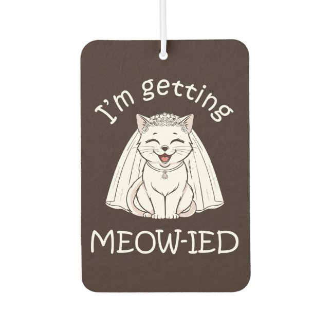 Ambientador ¡Me estoy volviendo Meow-ied! (Anverso)