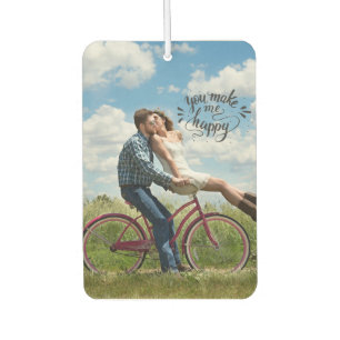 Ambientador Me haces feliz Personalizado Photo Air Freshener