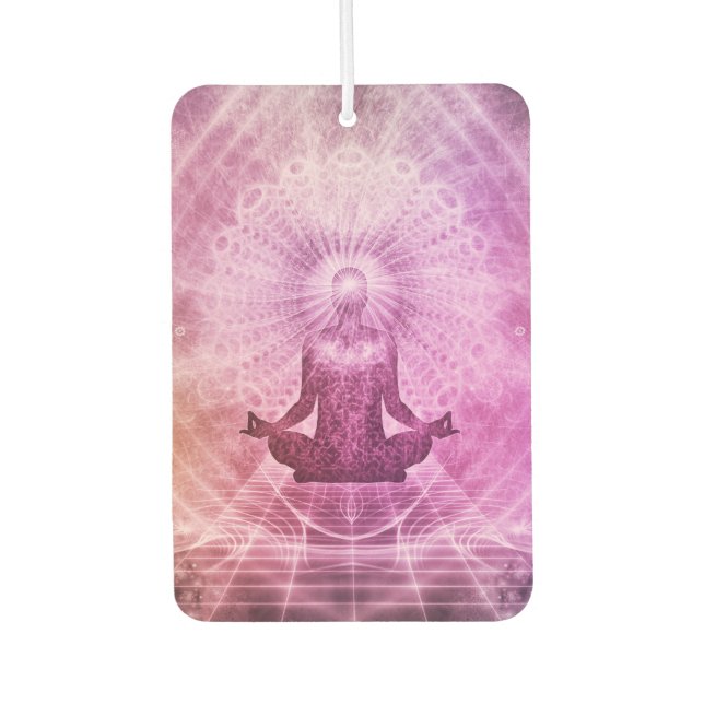 Ambientador Meditación espiritual del yoga Zen Colorful (Anverso)