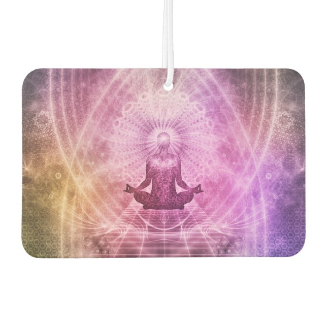 Ambientador Meditación espiritual del yoga Zen Colorful (Anverso)