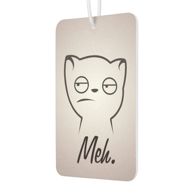 Ambientador Meh Cat Car Air Freshener (Izquierda)