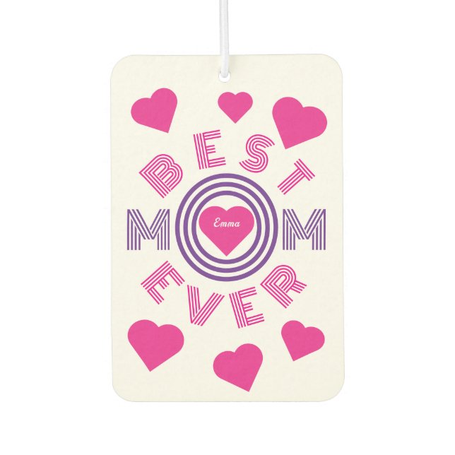 Ambientador Mejor Mamá Personalizada (Anverso)