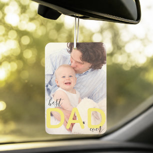 Ambientador Mejor Papá del Mundo Foto Personalizada Padre e Hi