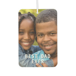 Ambientador Mejor Personalizado de Papá Nunca Foto Coche Regal