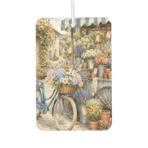 Ambientador Mercado de Flores Bloomcore en Bicicleta