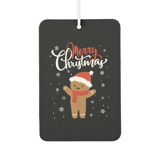 Ambientador Merry christmas gingerbread | cookie de navidades (Anverso)