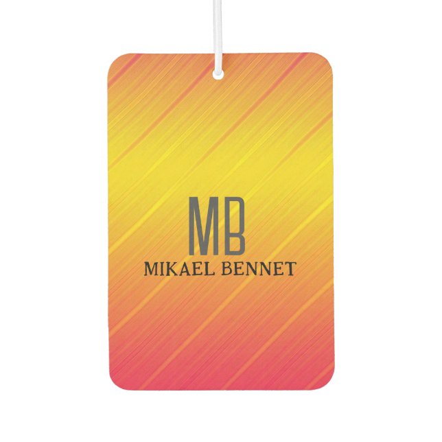 Ambientador Metálico cepillado de oro PRO (Anverso)