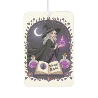 Ambientador Midnight Magick Illustration of a Young Witch