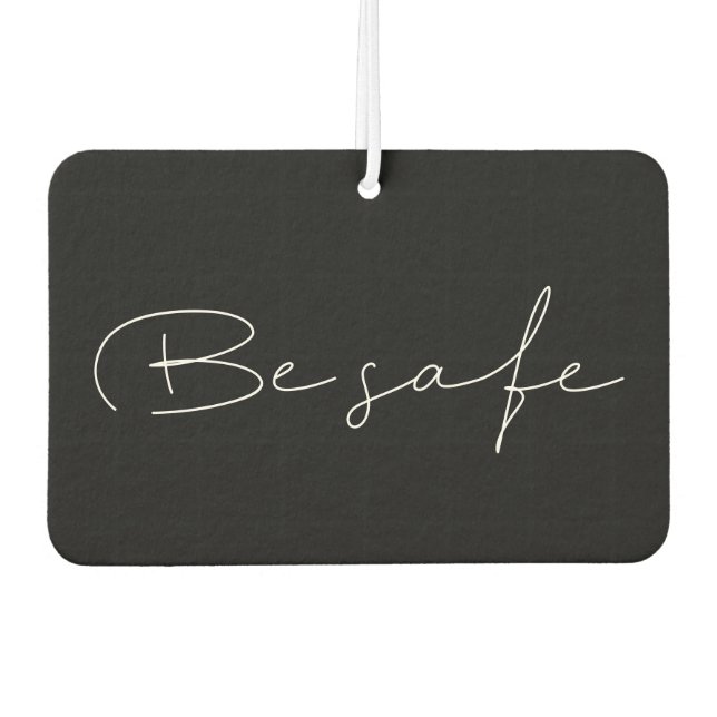 Ambientador Minimalista mensaje de Personalizado seguro (Anverso)