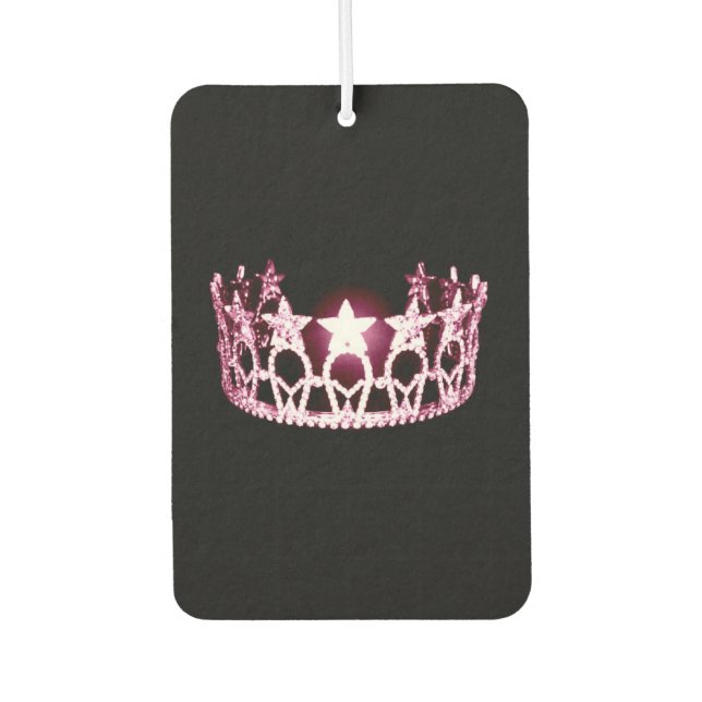 Ambientador Miss USA estilo Crown Car Air Freshener (Anverso)