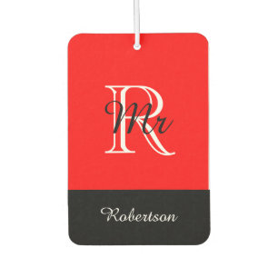 Ambientador MODA AIR FRESHENER_"Mr." O "Mrs." BLACK/01 RED