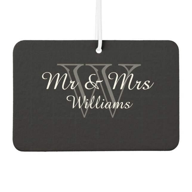 Ambientador MODA AIR FRESHENER_"Sr. y Sra." GRIS/NEGRO/BLANCO (Anverso)