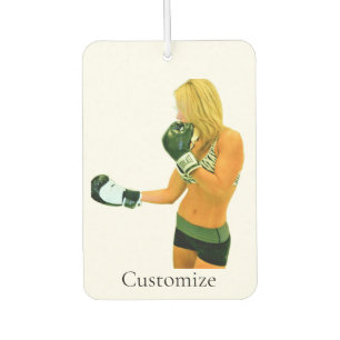 Ambientador Modelo de fitness femenino boxeando Thunder_Cove