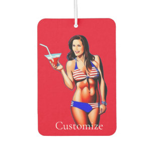 Ambientador Modelo de fitness patriótico de bikini Thunder_Cov